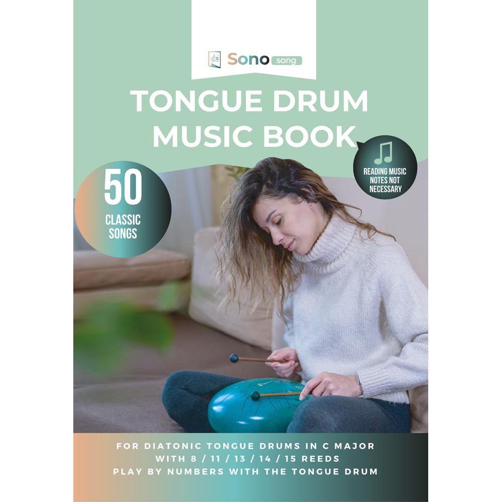 Tongue Drum Music Book - 50 Classic Songs - For all tongue drums in C